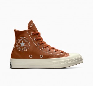 Converse Chuck 70 Bold Stitch Tawny Owl / Tawny Owl / Egret | 29165WUTA