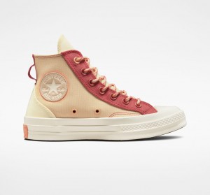 Converse Chuck 70 Colorblock Overlay Orange | 18372VOXF