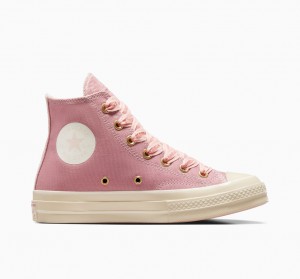 Converse Chuck 70 Ribbon Laces Lyserød | 51307LRUG