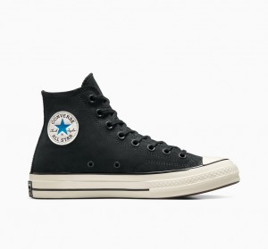 Converse Chuck 70 Ruskind Sort Blå | 32195VHZI