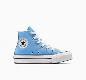 Converse Chuck Taylor All Star EVA Lift Platform Seasonal Color Blå Hvide Sort | 73812ACDJ