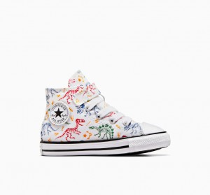 Converse Chuck Taylor All Star Easy-On Dinos Hvide Rød Grøn | 24631QIWZ