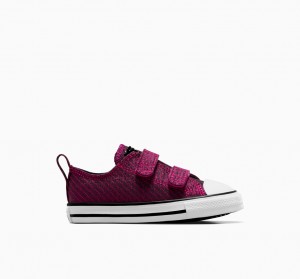 Converse Chuck Taylor All Star Easy On Sparkle Lyserød Hvide Sort | 30861YBDP