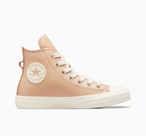 Converse Chuck Taylor All Star Læder Faux Fur Lining Epic Dune / Egret / Egret | 39750GLDV