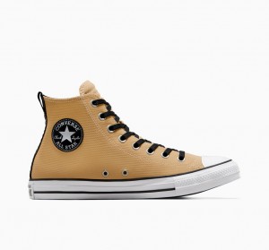 Converse Chuck Taylor All Star Læder Sort Hvide | 47095HSUG