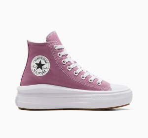 Converse Chuck Taylor All Star Move Platform Seasonal Color Hvide Sort | 73842ZGQV