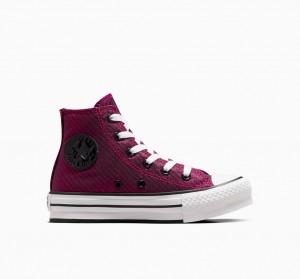 Converse Chuck Taylor All Star Platform Lift Sparkle Lyserød Hvide Sort | 51037XZBM