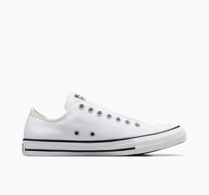 Converse Chuck Taylor All Star Slip Hvide Sort Hvide | 60839LKPX