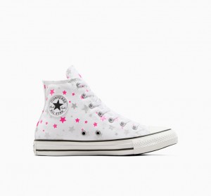 Converse Chuck Taylor All Star Sparkle Hvide Lyserød Hvide | 01635RZQW