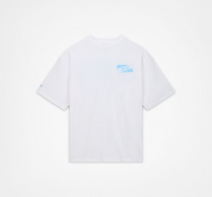 Converse Converse x Awake NY Jersey T-Shirt Hvide | 73580EBWF