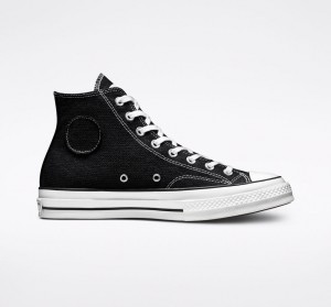 Converse Converse x Stüssy Chuck 70 Sort Hvide Sort | 92156ODRH