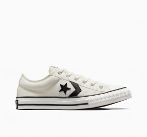 Converse Star Player 76 Hvide Sort | 50897DXMO