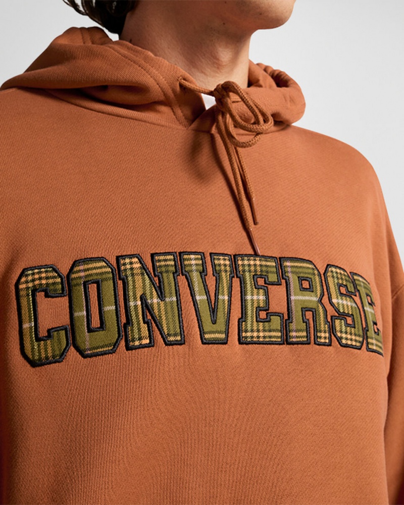 Converse All Star Logo Namesake Hoodie Tawny Owl | 94562OAHL