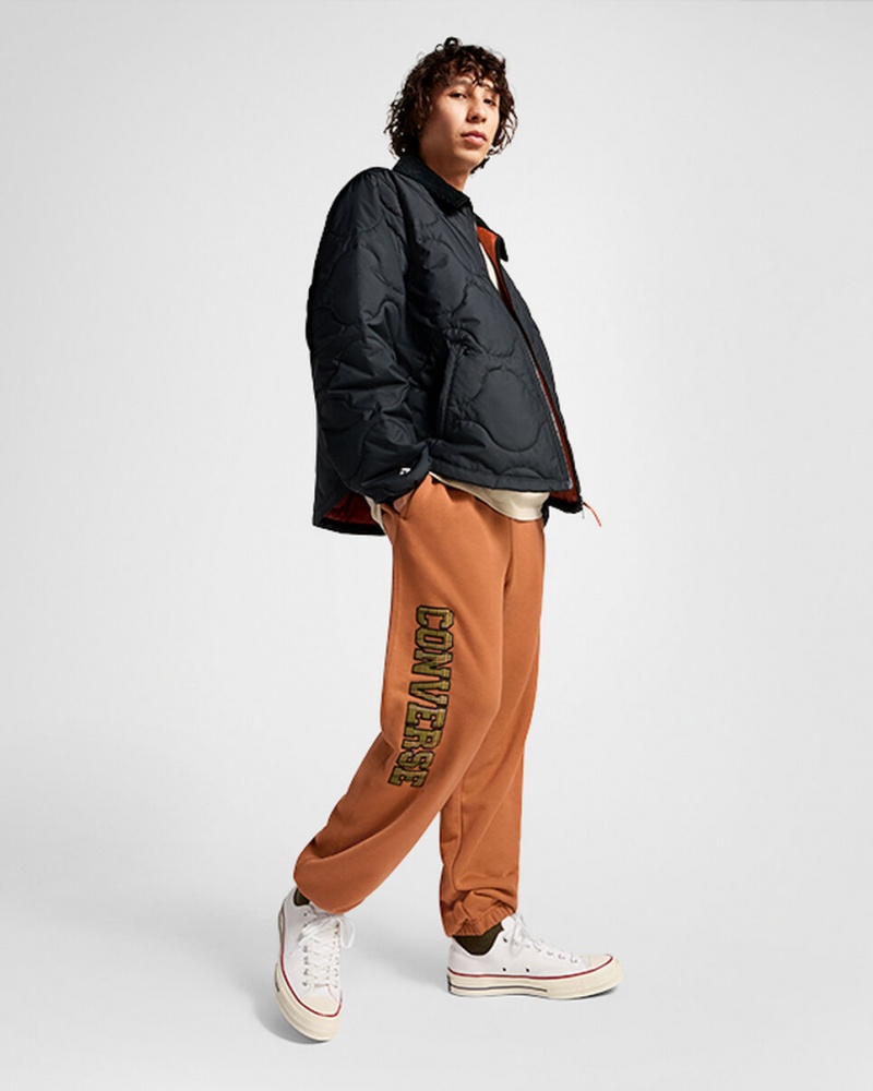 Converse All Star Logo Sweatpant Tawny Owl | 81075LPCZ