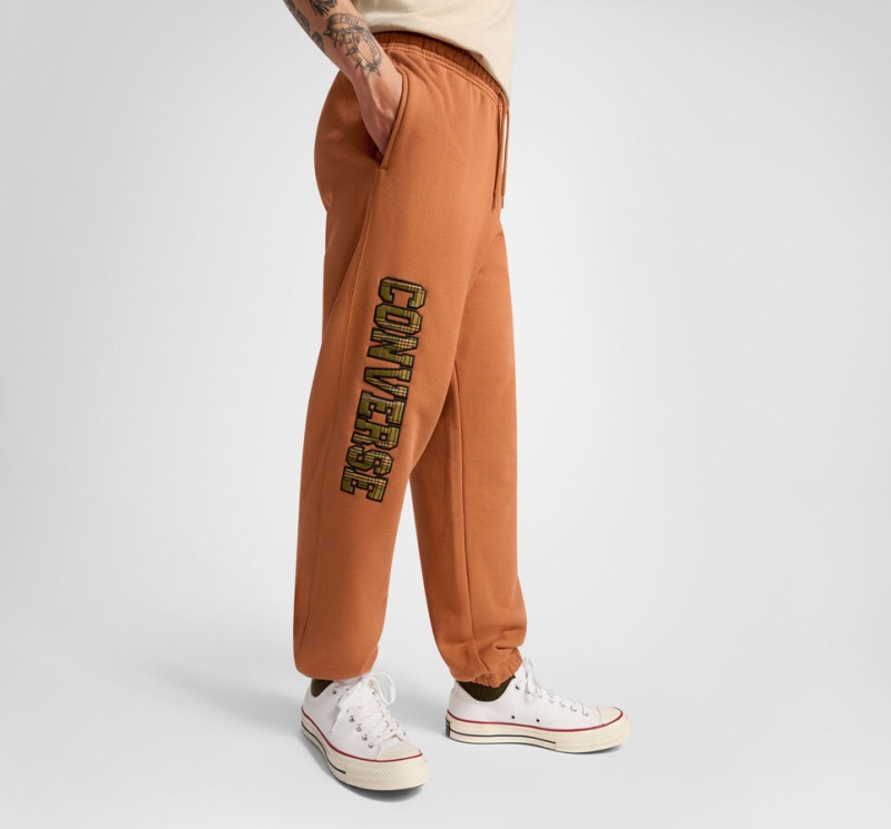 Converse All Star Logo Sweatpant Tawny Owl | 81075LPCZ