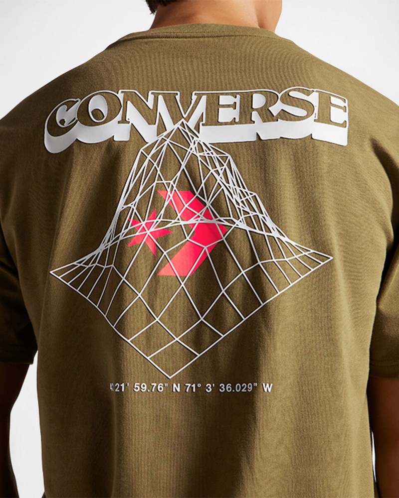 Converse All Star Mountain T-Shirt Cosmic Turtle | 09483NLZJ