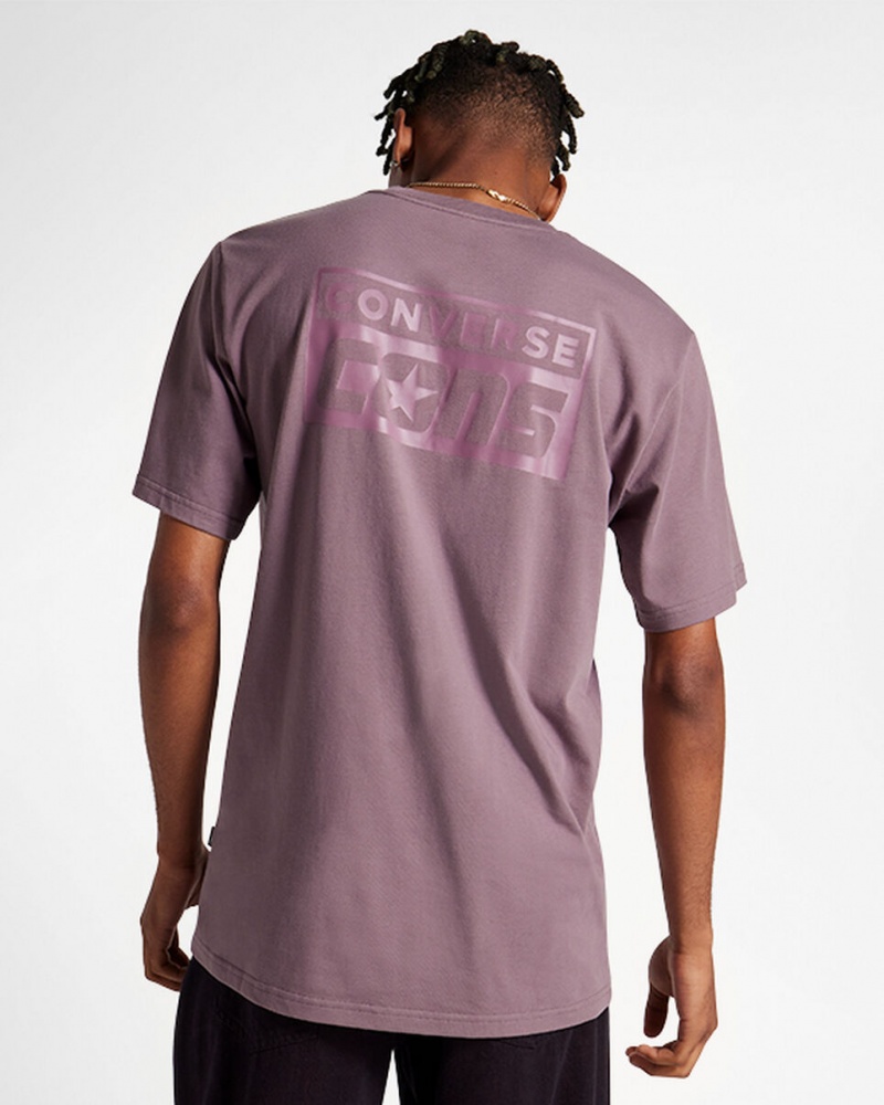 Converse CONS Grafisk T-Shirt Grå | 06431VHTS