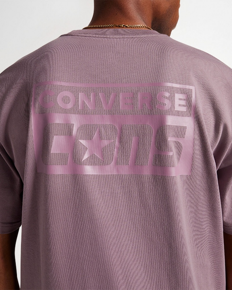 Converse CONS Grafisk T-Shirt Grå | 06431VHTS