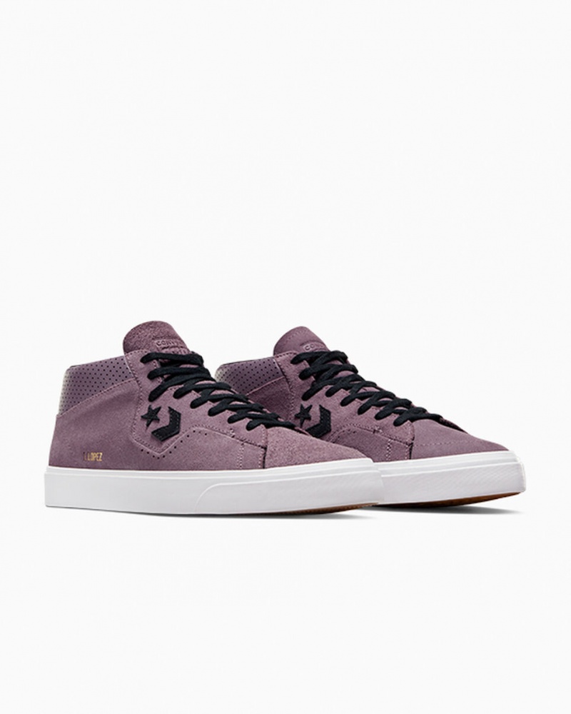 Converse CONS Louie Lopez Pro Ruskind Grå Hvide | 43582ANSE