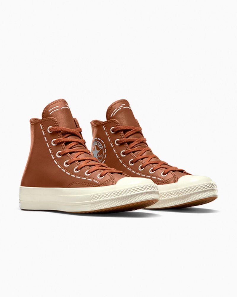 Converse Chuck 70 Bold Stitch Tawny Owl / Tawny Owl / Egret | 29165WUTA