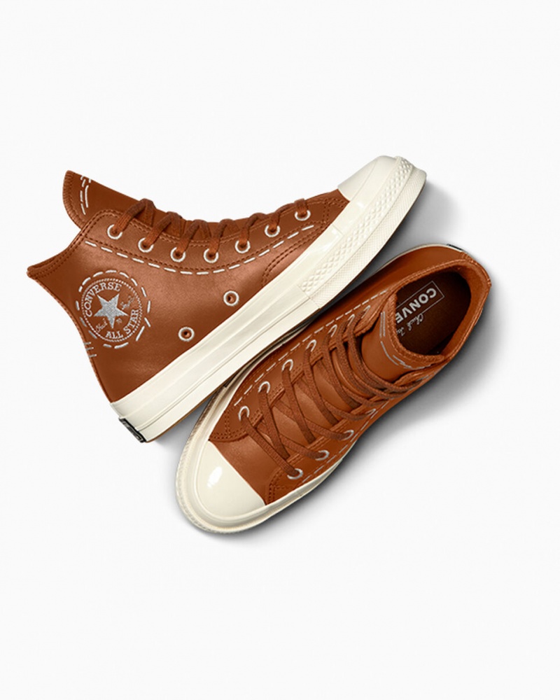 Converse Chuck 70 Bold Stitch Tawny Owl / Tawny Owl / Egret | 29165WUTA