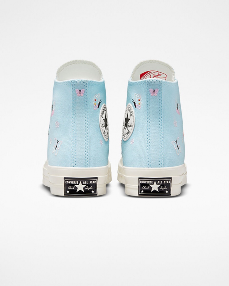 Converse Chuck 70 Butterfly Wings Blå Sort | 10476LMKH