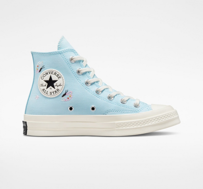 Converse Chuck 70 Butterfly Wings Blå Sort | 10476LMKH