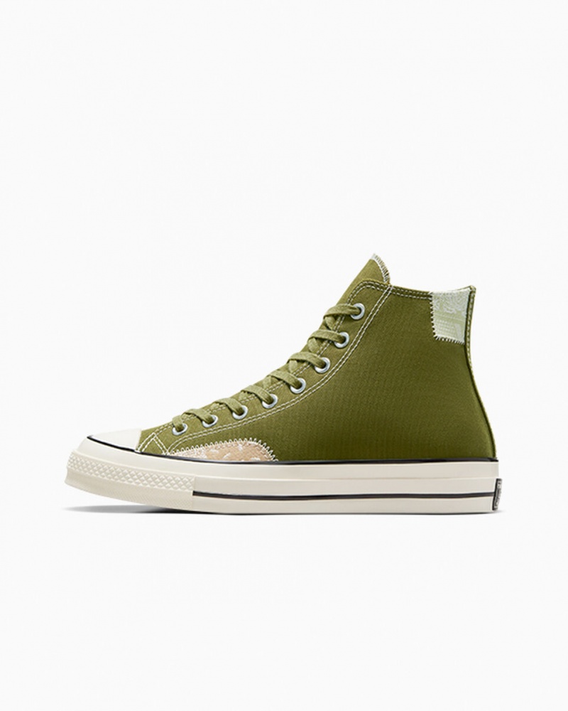 Converse Chuck 70 Crafted Ollie Patch Grøn Grøn | 92864APUB