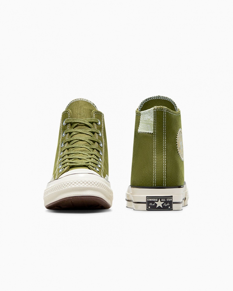 Converse Chuck 70 Crafted Ollie Patch Grøn Grøn | 92864APUB