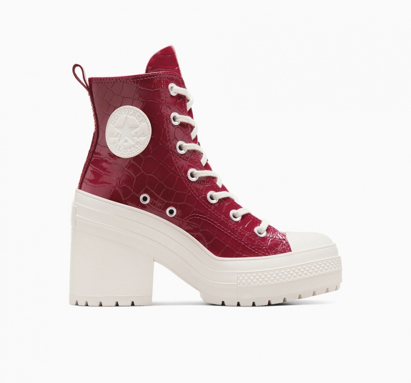 Converse Chuck 70 De Luxe Heel Embossed Cabernet / Cabernet / Egret | 84610RSTA