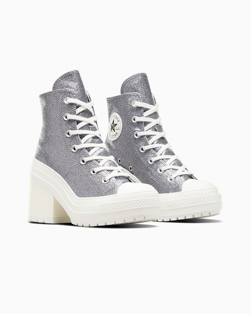 Converse Chuck 70 De Luxe Heel Glitter Sort | 98247NDWG