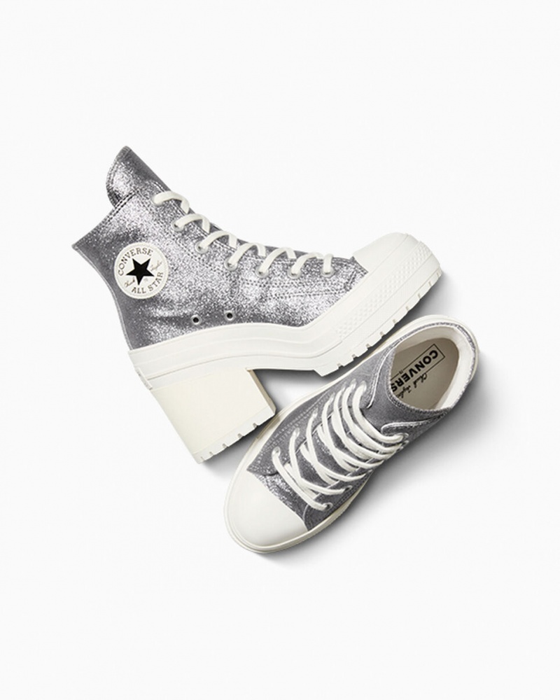 Converse Chuck 70 De Luxe Heel Glitter Sort | 98247NDWG