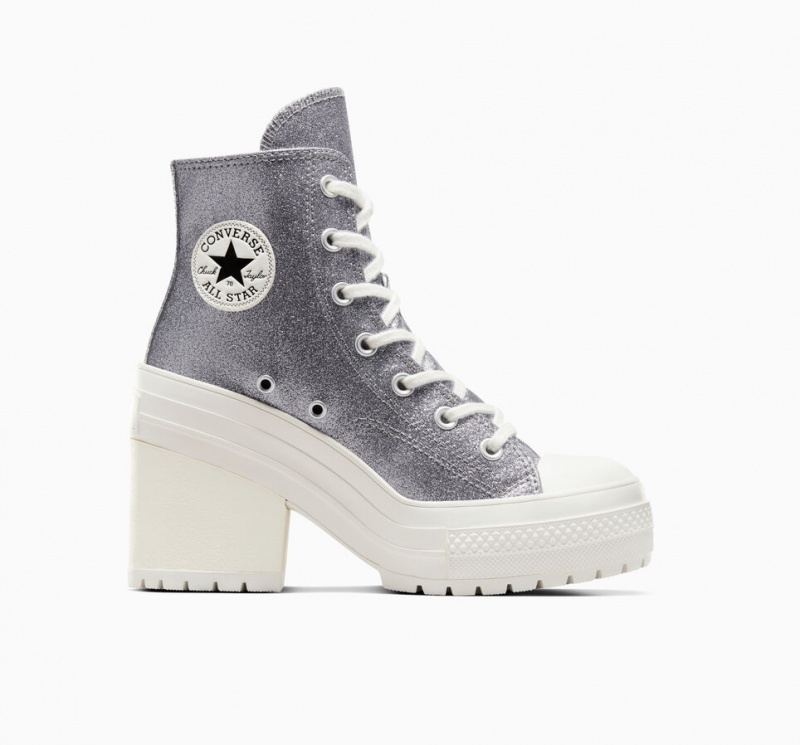 Converse Chuck 70 De Luxe Heel Glitter Sort | 98247NDWG