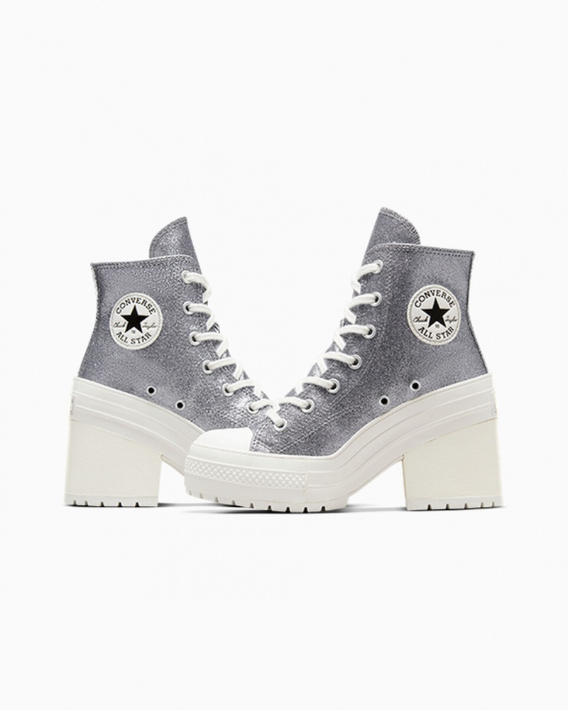 Converse Chuck 70 De Luxe Heel Glitter Sort | 51896JRBL