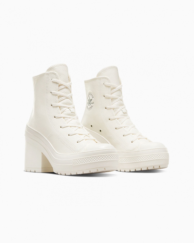 Converse Chuck 70 De Luxe Heel Læder Sølv | 56931YRKU