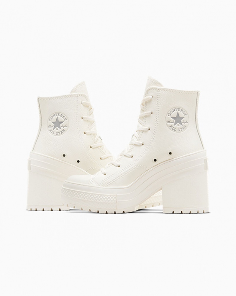 Converse Chuck 70 De Luxe Heel Læder Sølv | 56931YRKU