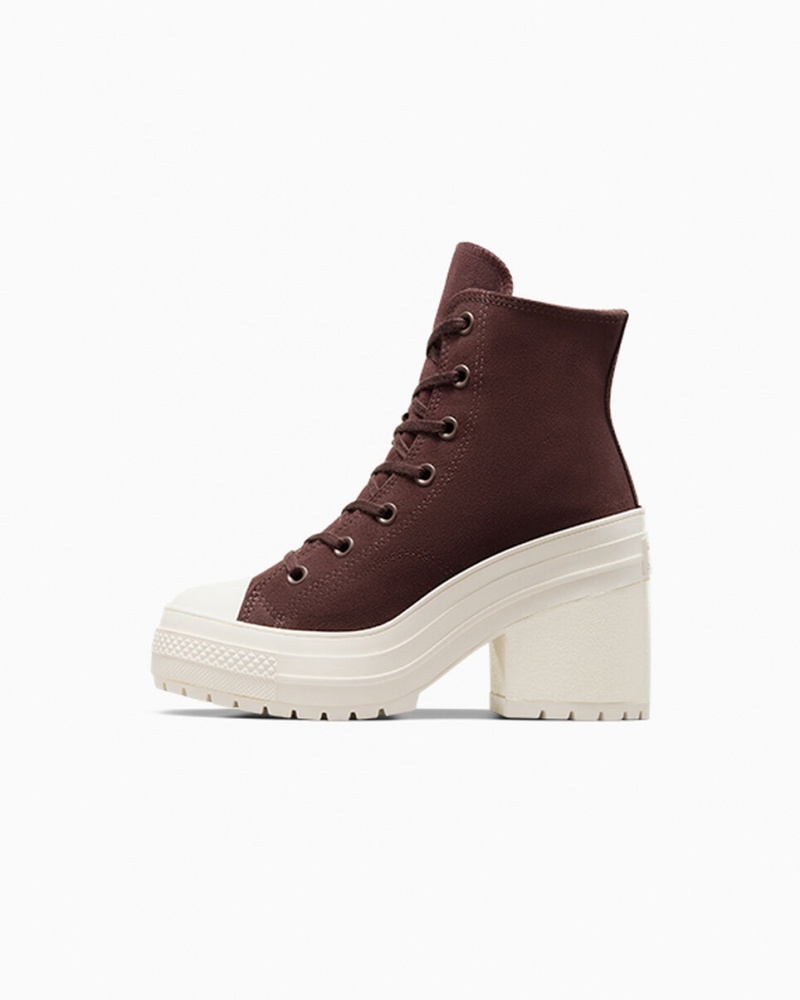 Converse Chuck 70 De Luxe Heel Ruskind Brune | 57091OBDK