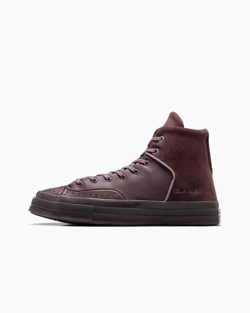 Converse Chuck 70 Marquis Læder Grå | 47156LHSR