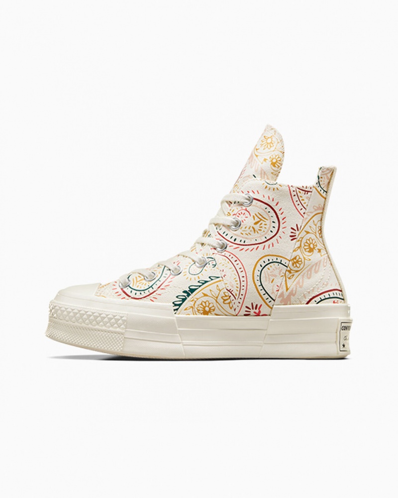 Converse Chuck 70 Plus Crafted Evolution Sort Lyserød | 74625VODX