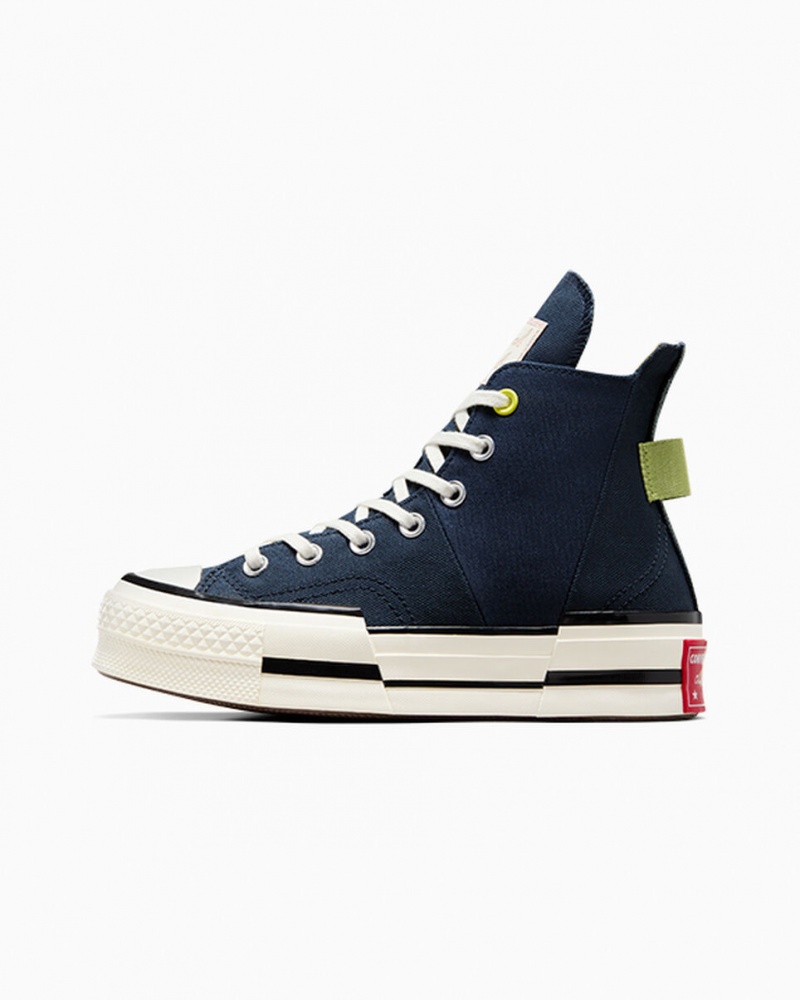 Converse Chuck 70 Plus Heel Loop Mørkeblå Sort | 53142GPKN