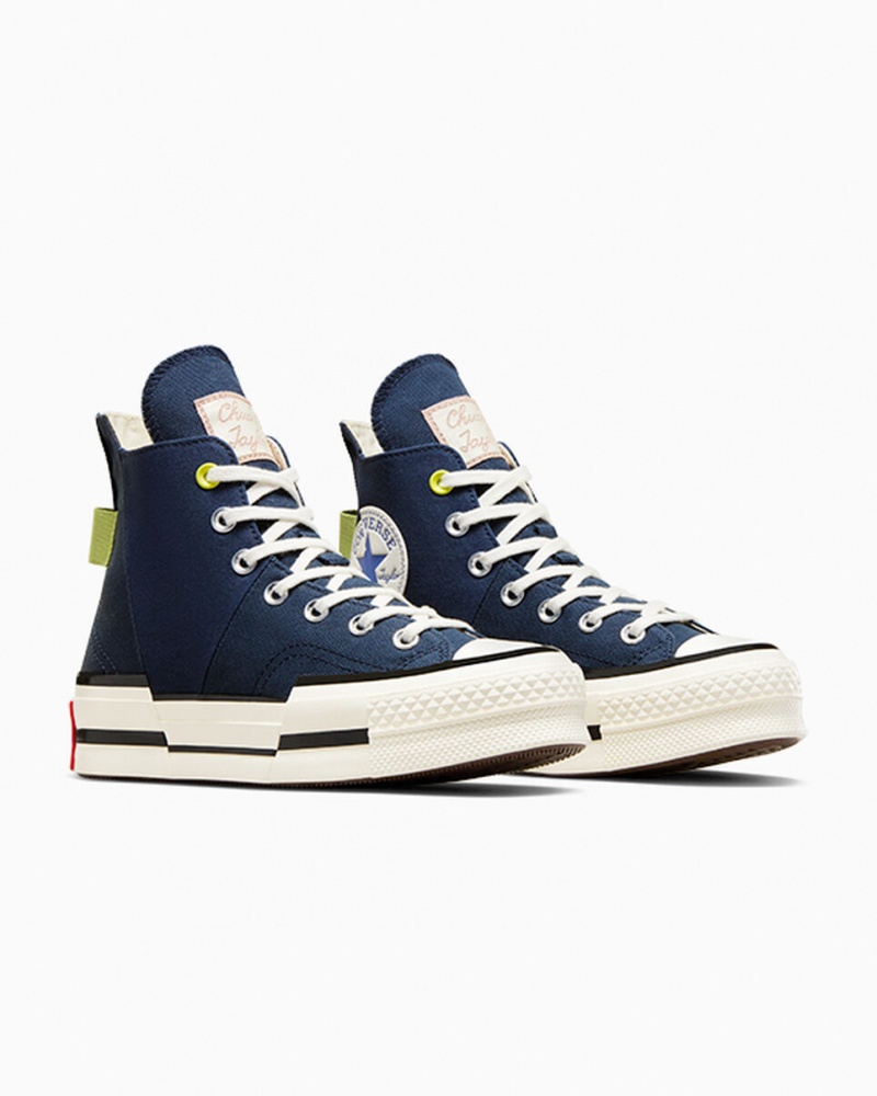 Converse Chuck 70 Plus Heel Loop Mørkeblå Sort | 53142GPKN