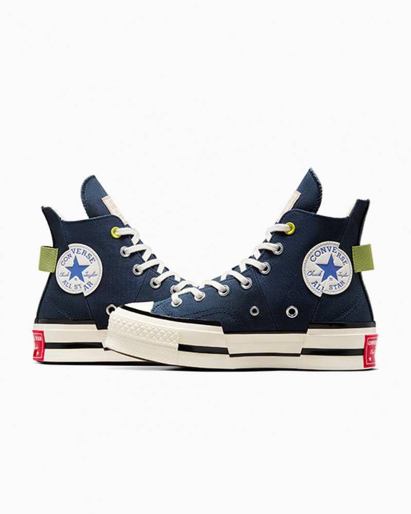 Converse Chuck 70 Plus Heel Loop Mørkeblå Sort | 48710TEUD