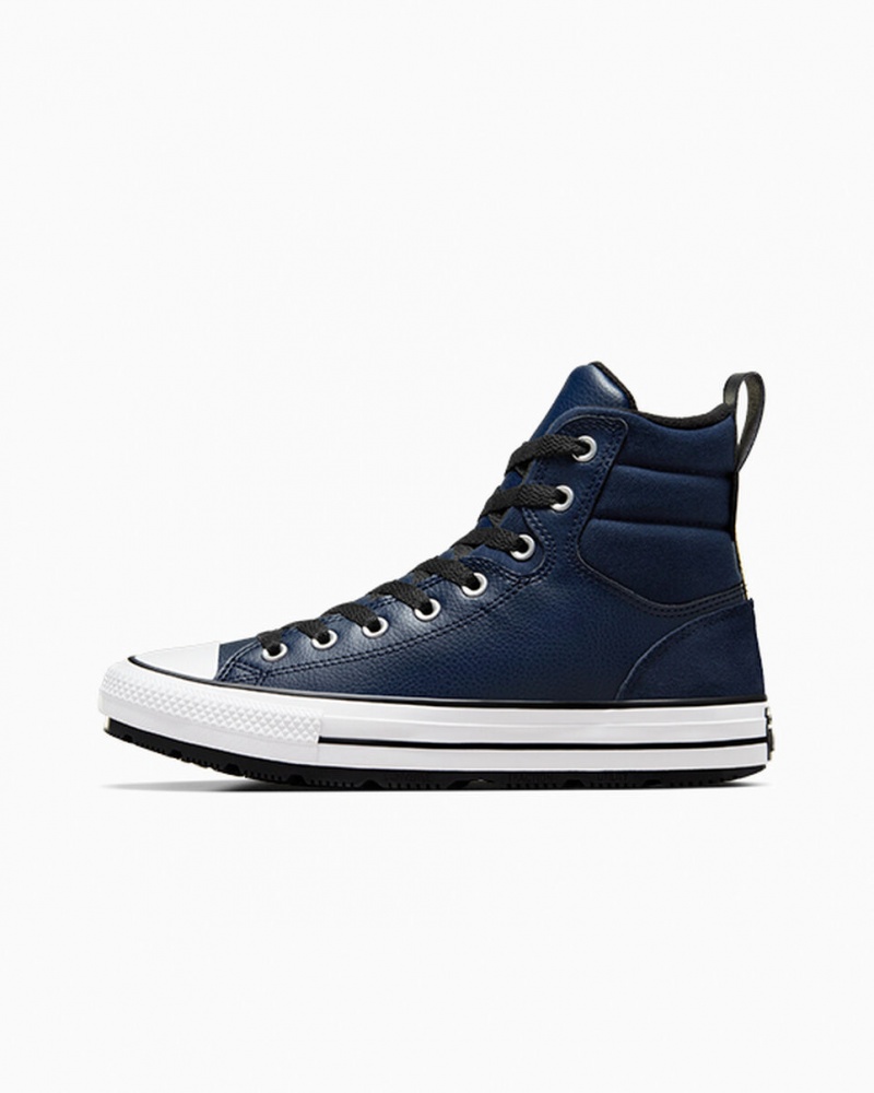 Converse Chuck Taylor All Star Berkshire Boot Obsidian Sort Hvide | 85960NEAB