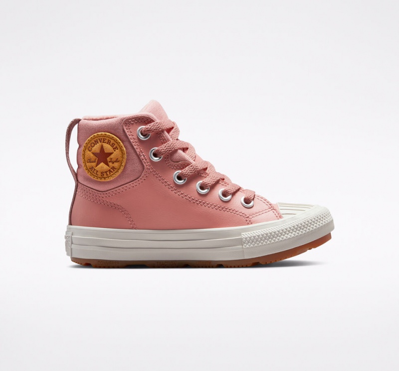 Converse Chuck Taylor All Star Berkshire Boot Læder Lyserød Lyserød | 54378KXYB