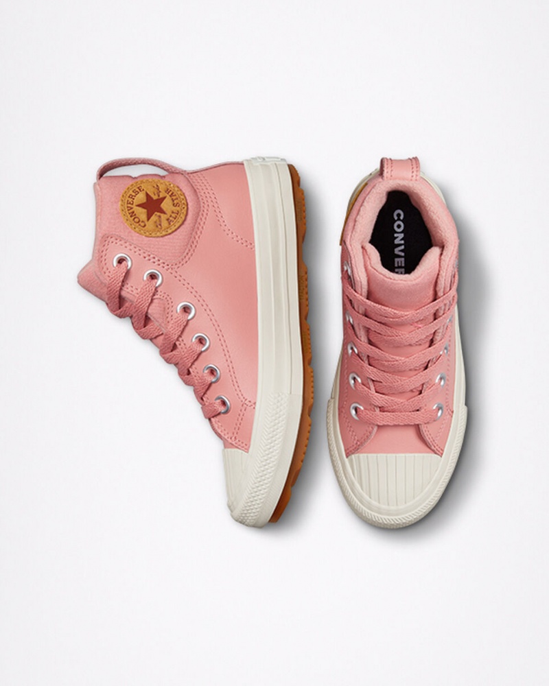 Converse Chuck Taylor All Star Berkshire Boot Læder Lyserød Lyserød | 89351CGVB