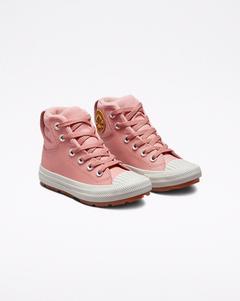 Converse Chuck Taylor All Star Berkshire Boot Læder Lyserød Lyserød | 89351CGVB