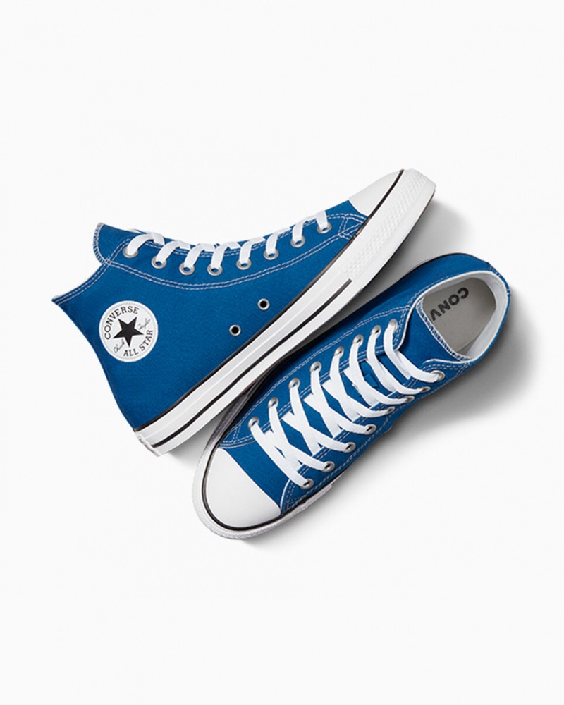 Converse Chuck Taylor All Star Blå Hvide Hvide | 83567UFNO