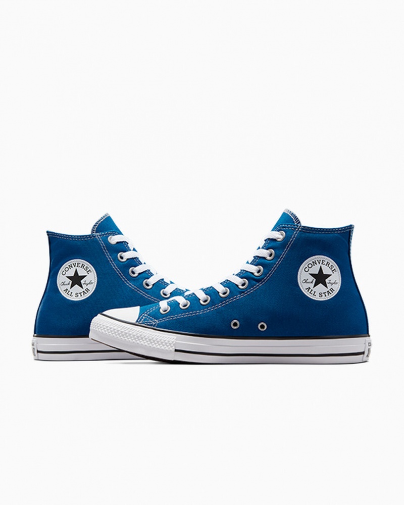 Converse Chuck Taylor All Star Blå Hvide Hvide | 83567UFNO