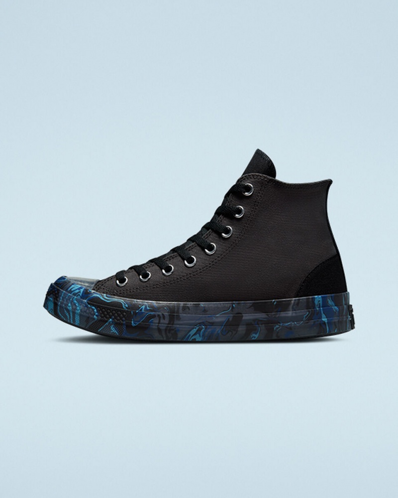 Converse Chuck Taylor All Star CX Marbled Sort Kongeblå | 65930RYWM