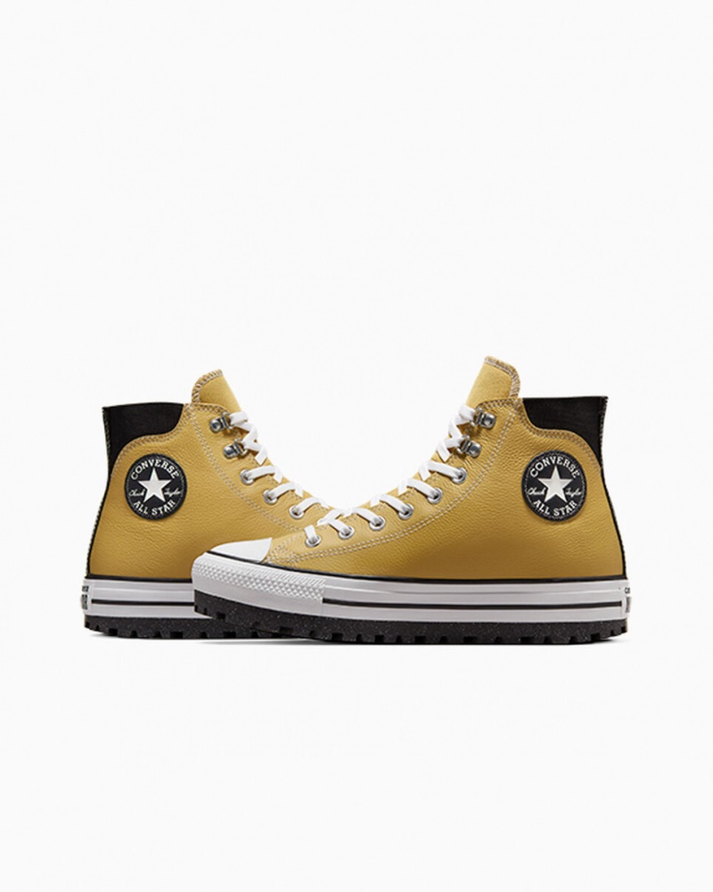 Converse Chuck Taylor All Star City Trek Vandtætte Boot Sort Hvide | 37495WTQS